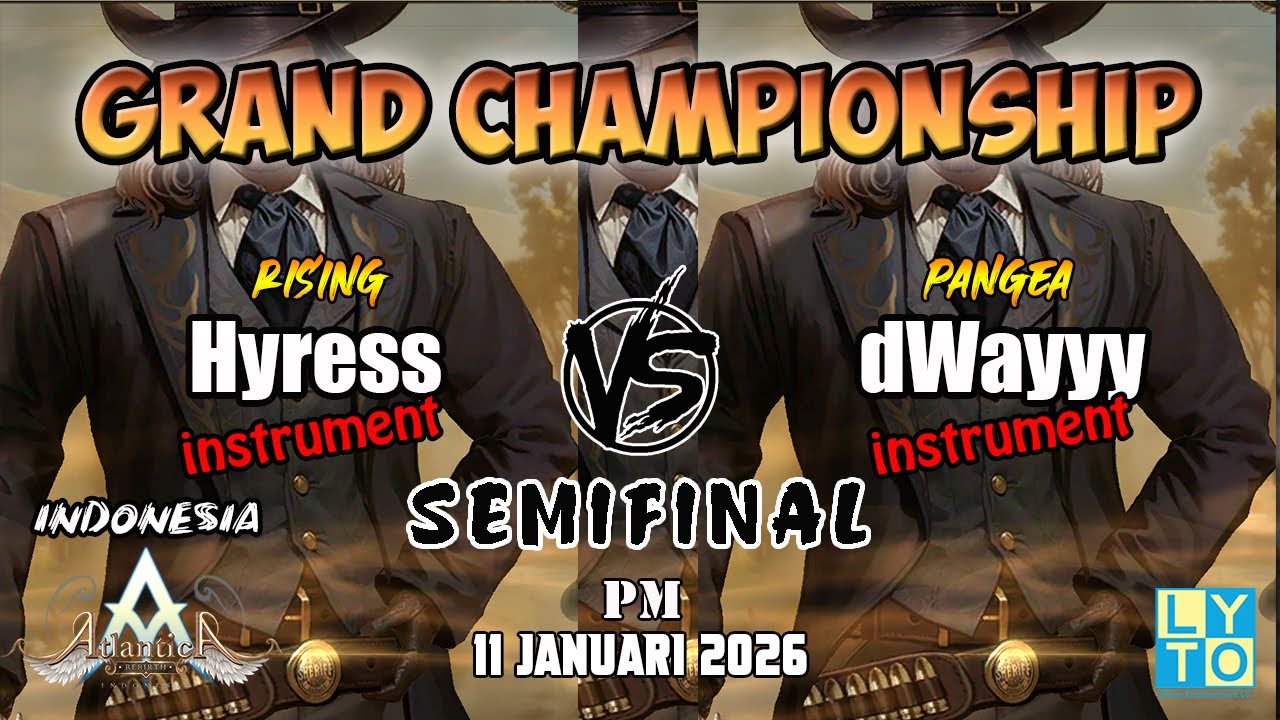 SemiFinal Hyress vs dWayyy PM Grand Championship 11 Januari 2026 | Atlantica Rebirth Indonesia