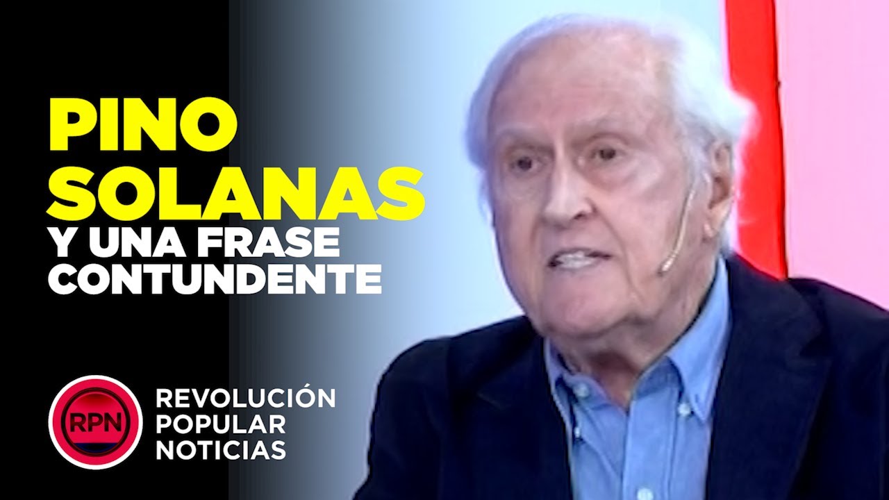 Pino Solanas y una frase CONTUNDENTE para respaldar a Alberto Fernández