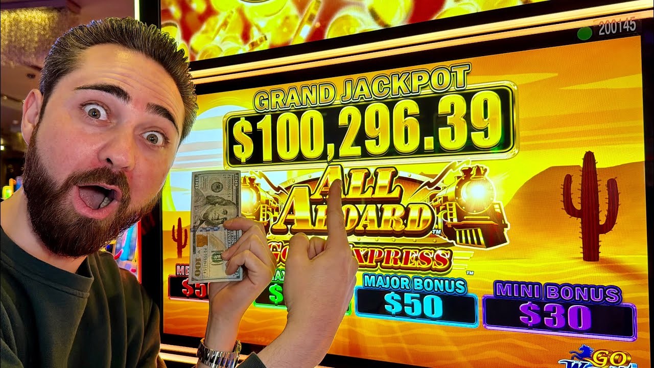 My BIGGEST High Limit All Aboard WIN EVER! - YouTube