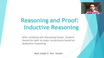 Reasoning and Proof: Inductive Reasoning