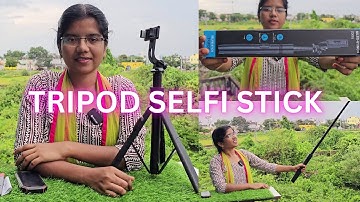 Unboxing + FirstLook | Adjustable Tripod Selfie Stick for YouTubers & Creators | Budget Tripod 2025.