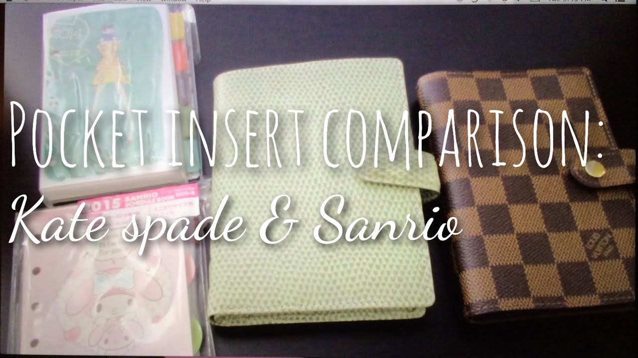 Pocket Planner Insert Comparison Pocket Filofax & Louis Vuitton Pm