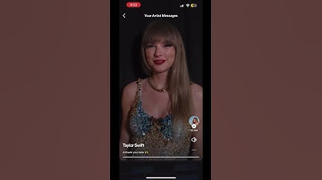 Spotify Wrapped - Your Artist Messages | Taylor Swift + Cruel Summer #spotifywrapped #taylorswift