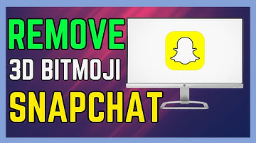 How to Remove 3D Bitmoji on Snapchat - (Easy Guide!)