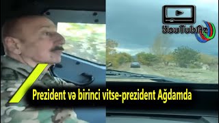İlham Əliyev Və Mehriban Əliyeva Ağdam Səfərində