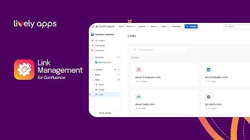 Link Management for Confluence