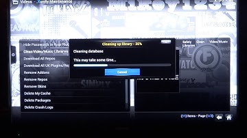 CLEAN FILES IN KODI