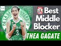 Thea Gagate 1st Best Middle Blocker Highlights - 2022 Shakey&#39;s Super League