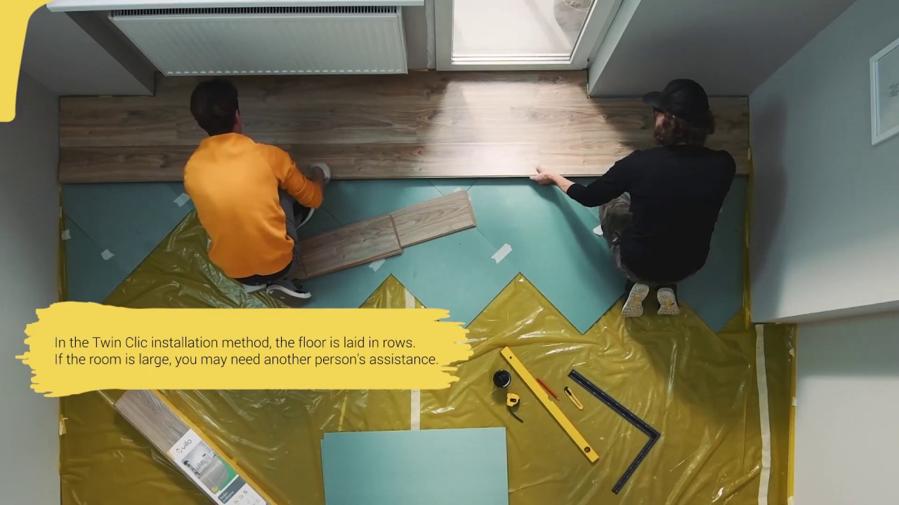 How to install laminate flooring? It's really easy! - YouTube