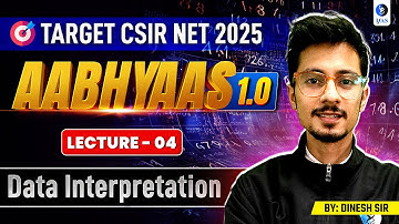 General Aptitude for CSIR NET Data Interpretation | Questions Practice | Aabhyaas 1.0 | IFAS