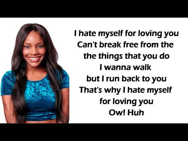 Adanna Duru - I Hate Myself For Loving You Lyrics (American Idol Top 11 Recordings) class=