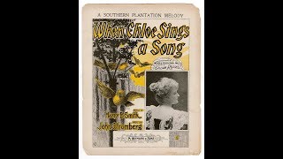 When Chloe Sings a Song (1899)