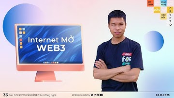 ĐẦU TƯ CRYPTO CĂN BẢN | Phần I | Tập 1 Intrernet mở WEB3