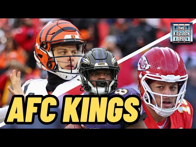 AFC DOMINANCE: Whos Better? Baltimore, Kansas City, Cincinnati? | 8 O'Clock Spot Clips