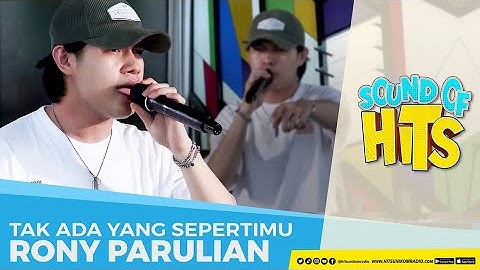 RONY PARULIAN - Tak Ada Yang Sepertimu (Live at Janévalla Bandung) | Sound of Hits