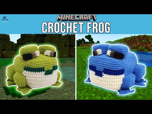 MINECRAFT FROG  Crochet Pattern and Tutorial for Beginners 