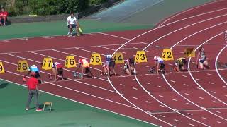 2017京都府中学校JO選考記録会B女子100m決勝2017.9.3