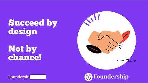 Seed Acceleration program - 4 Months by Foundership Accelerator