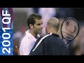 Pete Sampras vs Andre Agassi | US Open 2001 Quarterfinal