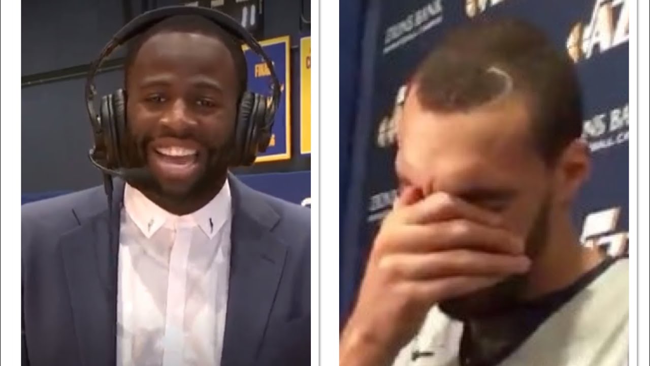 Draymond Green trolls Rudy Gobert for crying 🤣