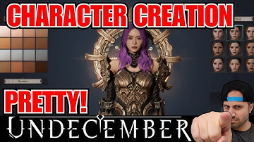 Undecember Character Creation & Little Easter Eggs!! The Game Is Very Pretty!!