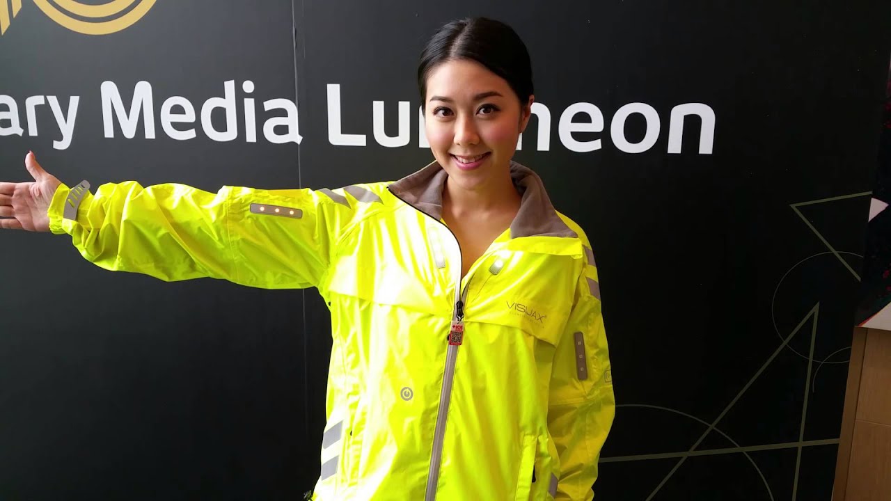 Visijax 防水單車衣 開燈示範