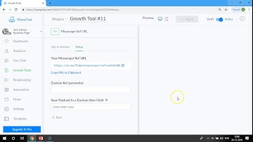 How to create growth tool and connect sequence using growth tool - (Many Chat)