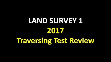 maurieo REVIEWS LAND SURVEY 1 2017 TRAVERSE TEST