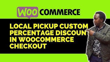How to add Local pickup custom percentage discount in WooCommerce checkout NO Plugin. FREE