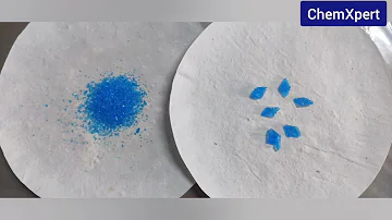 To Prepare Crystals of Copper Sulphate, from the given  impure sample of blue vitriol | CBSE | NCERT