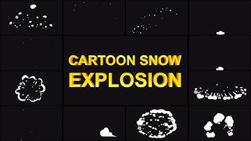 Cartoon Snow Explosions Unreal Engine Preview