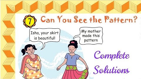 Can you see the pattern? Class 5 mathematics