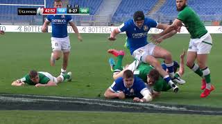 Rugby tutte le mete dell'Italia nel 6 nazioni 2021 HD