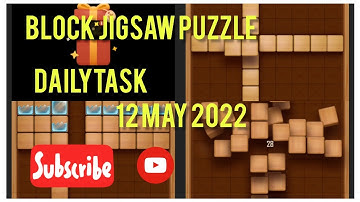 block jigsaw puzzle daily task today/solved/12 May 2022 #blockjigsawpuzzle #dailytasks