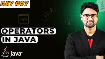 Operators & Ternary operators in Java | Vishwa Mohan | Day - 07