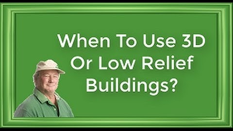 When To Use 3D or Low Relief Structures on Model Railroads 🔥