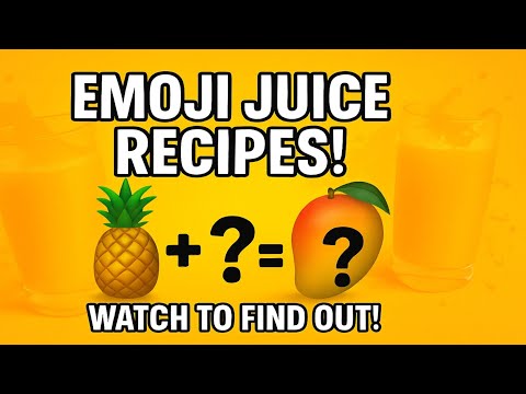 Ultimate Emoji Juice Guide From Juice to Nutella Milk MojiScope