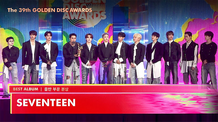 [제39회 골든디스크] 음반 부문 본상 - SEVENTEEN (세븐틴) | JTBC 250107 방송