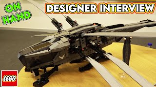 LEGO DUNE Ornithopter Reveal & ON HAND DESIGNER INTERVIEW