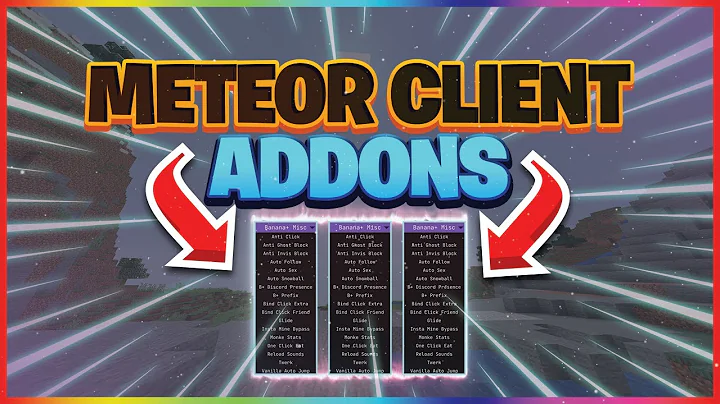 What are the best Meteor addons? | Meteor Client CCO | The best 1.17.1 & 1.18.1 hacked clients.