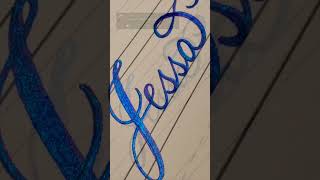 Jessa! #youtubeshorts #calligraphy #art #lettering #beautiful #handwriting #easy #cursive #relaxing