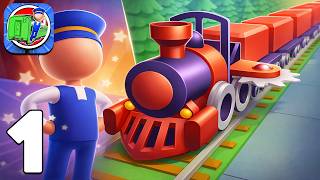 Idle Train Manager - Gameplay Walkthrough Part 1 - Invest Staff And Passenger (iOS, Android) screenshot 2