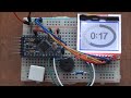 LowPower Arduino Countdown Timer with HX1230 LCD