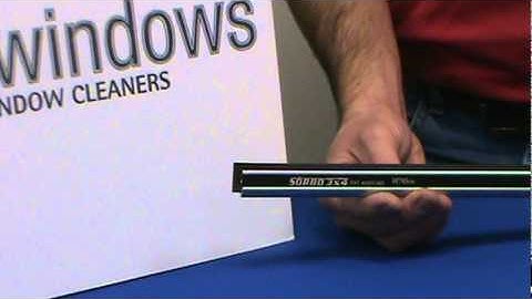 Brilliant Windows - Sorbo Black Squeegee Channel