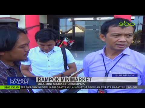 sbo tv digital Dua Minimarket di Rampok Terekam CCTV