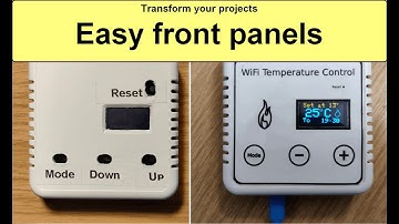 Easy Custom-made front panels for your projects. Colour or monochrome facias made in minutes.