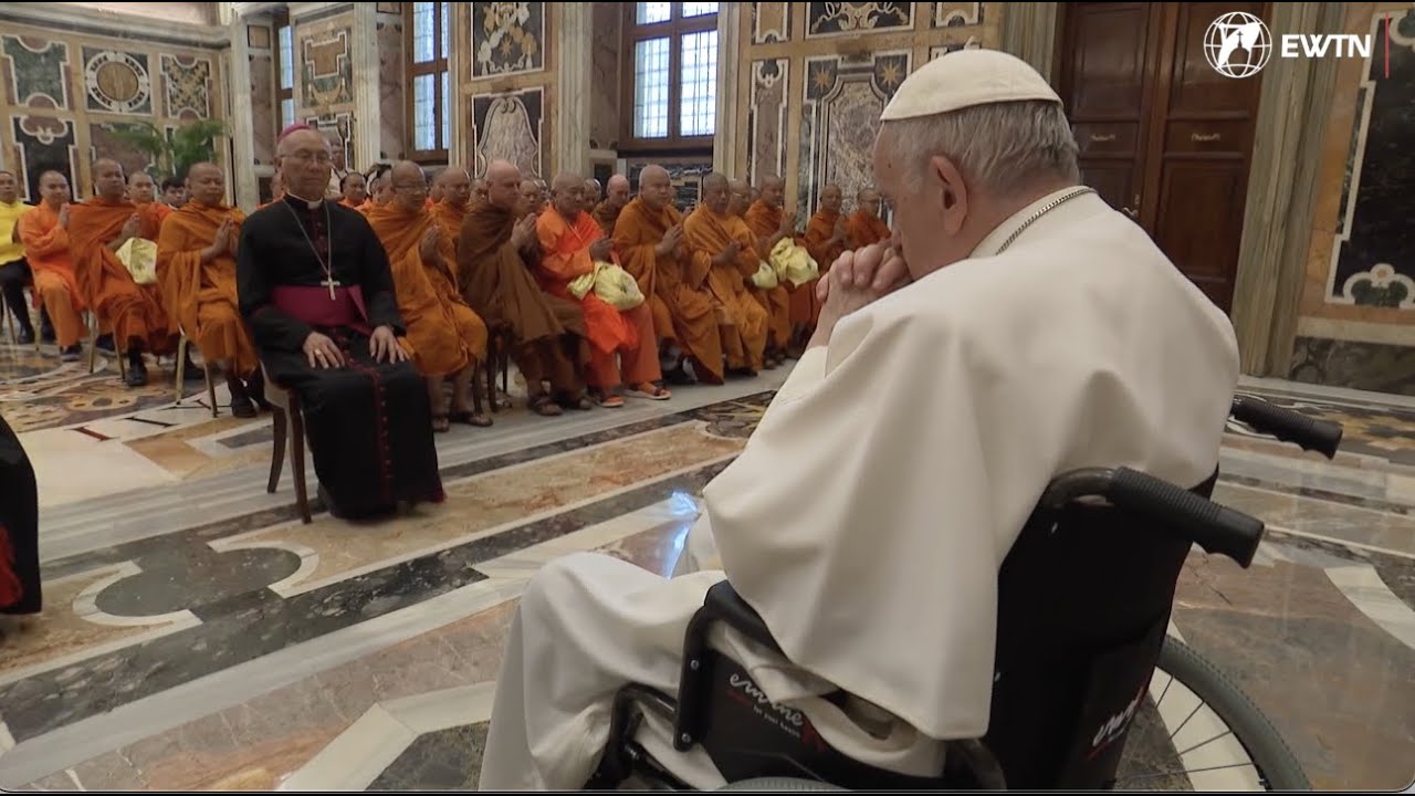 El Papa Francisco en audiencia con budistas de Tailandia YouTube