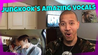 BTS Jungkook's (The Golden Maknae) Amazing Vocals REACTION