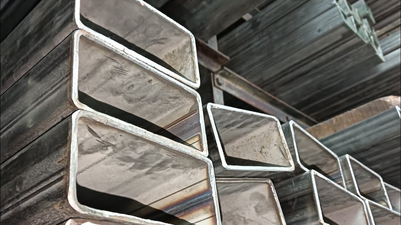 Ss steel 120*60*3mm welded square pipe quality steel pipe manufacturers#jindalsteel #pipelining