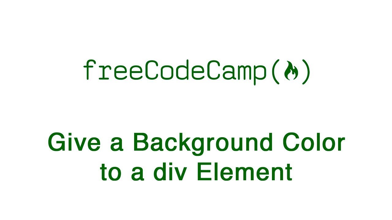 FREECODECAMP. Div bg